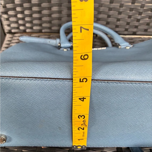 Michael Kors Bag,Michael Kors Sky Blue Satchel - Picture 7 of 14